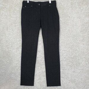 Eileen Fisher Women Ponte Skinny Pants Size 6P Printed Stretch Preppy